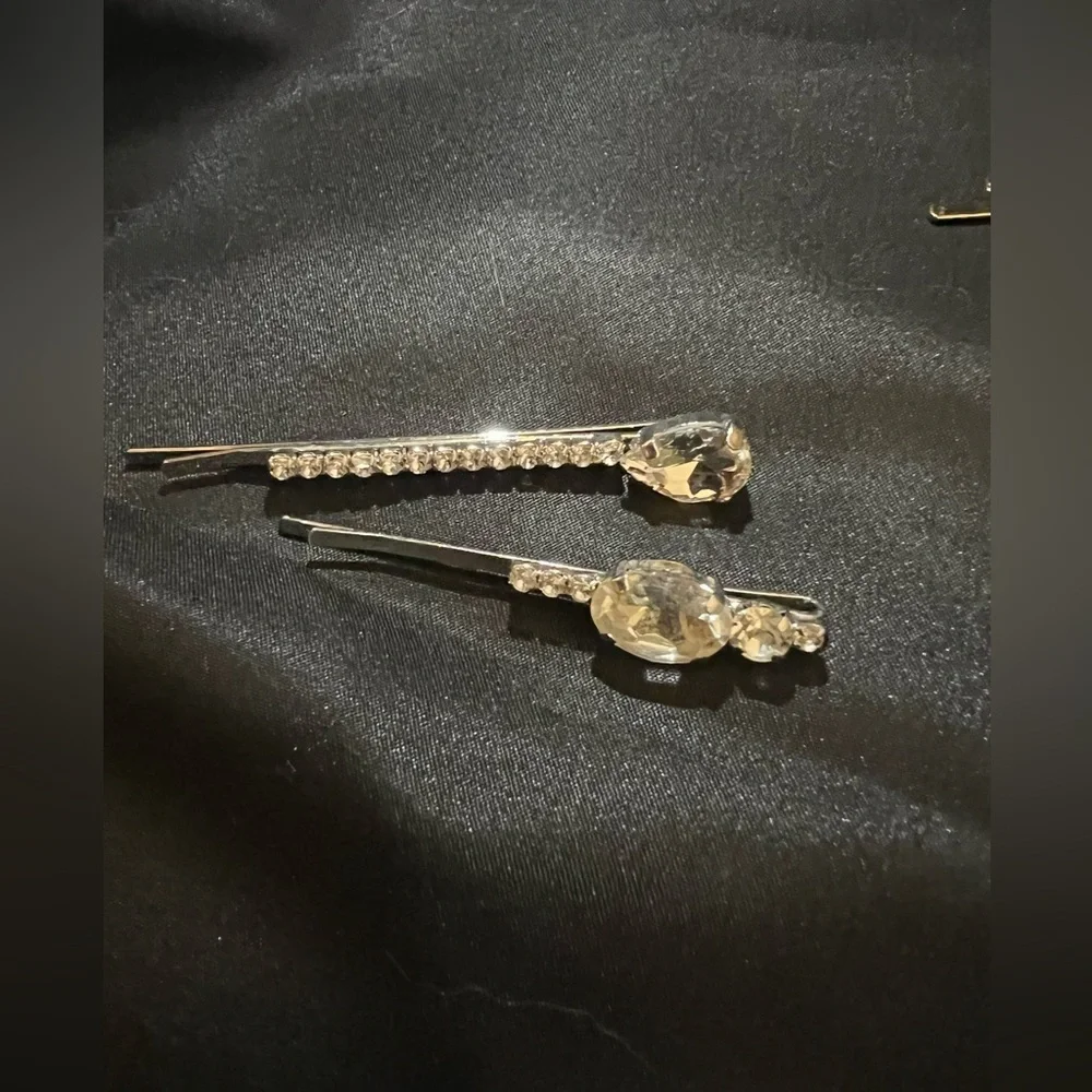 Elegant Crystal Hair Clips